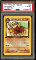Pokémon - Dark Dugtrio - Team Rocket 1st Edition #23 PSA 10