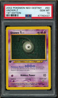 Pokémon - Unown Z, Neo Destiny 1st Edition #60 PSA 10