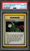 Pokémon - Energy Amplifier Neo Destiny 1st Edition #98 PSA 10
