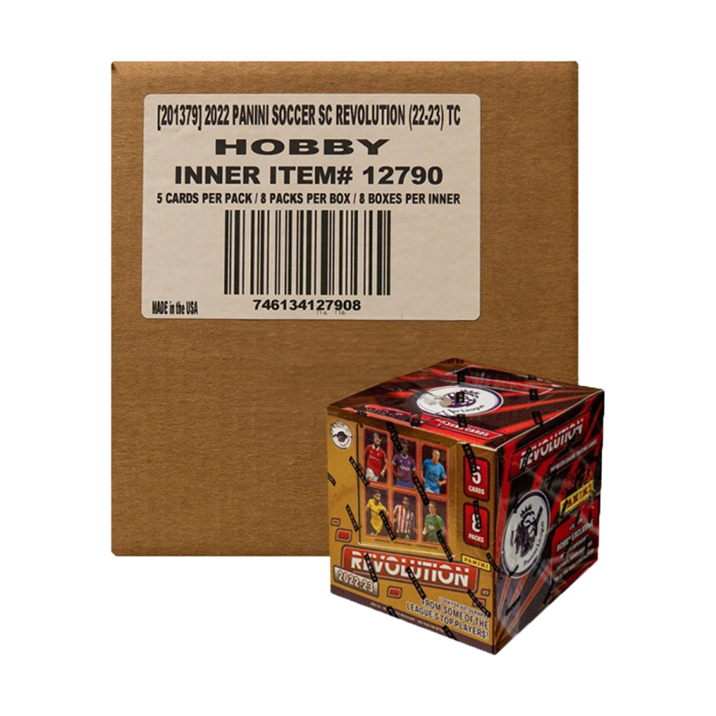 2022-23 Panini Revolution Soccer Hobby 8 Box Case
