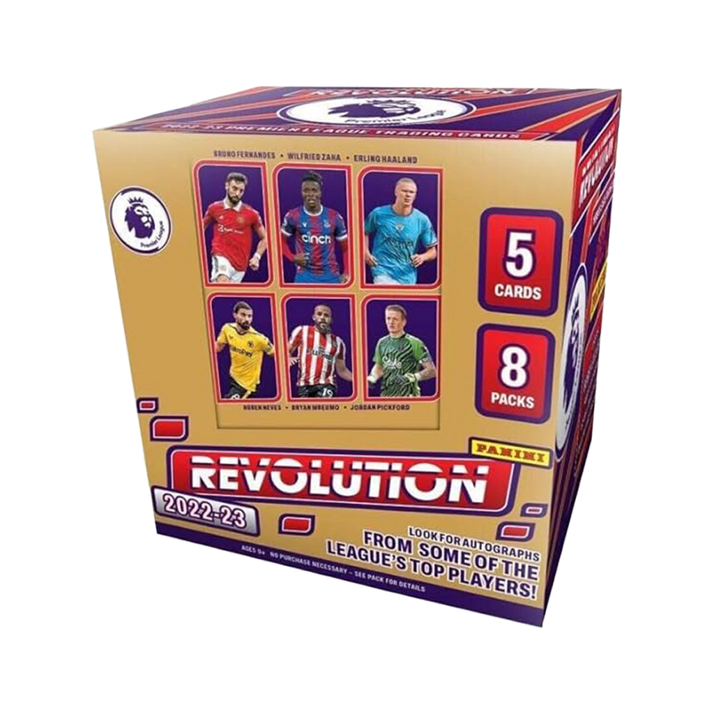 2022-23 Panini Revolution Soccer Hobby 8 Box Case